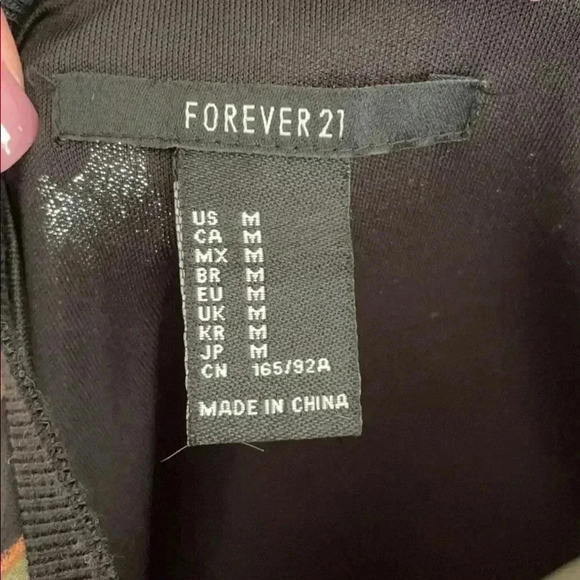 Forevwr 21 Floral Sheer Shortsleeve Top - Picture 4 of 4